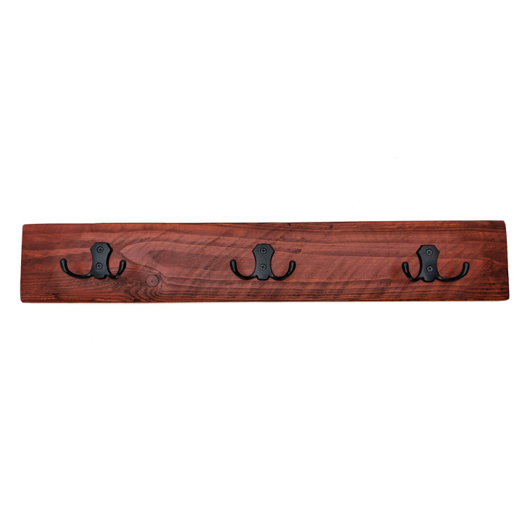 Alpen Home Handmade Wooden Coat Rack BK2420 Teak Wayfair.co.uk